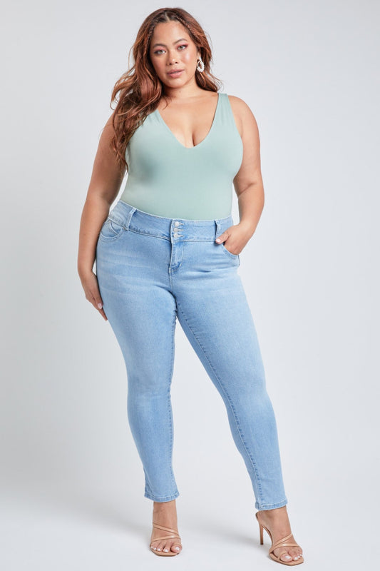 Women's Plus 3 WannaBettaButt Mid-Rise Skinny