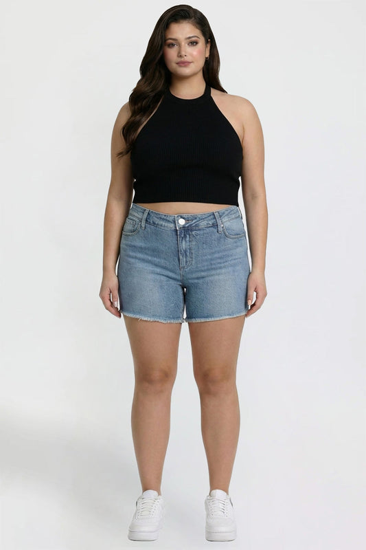 Women's Plus Luxe Short with Raw Hem
