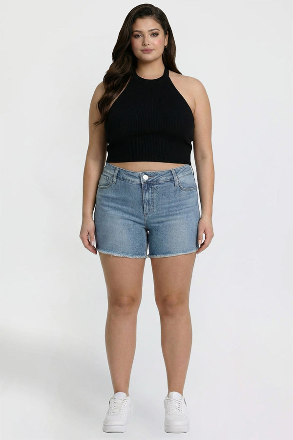 Women's Plus Luxe Short with Raw Hem