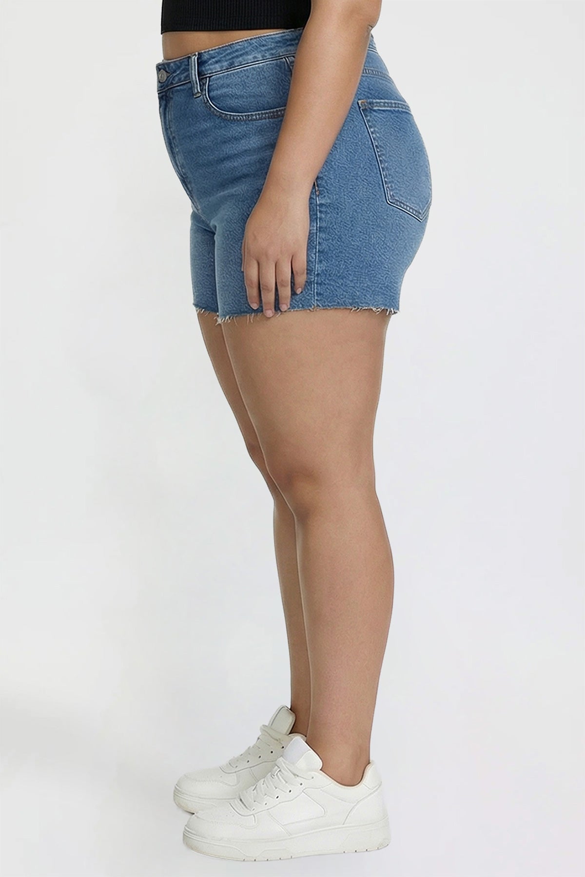 Women's Plus Luxe Short with Raw Hem