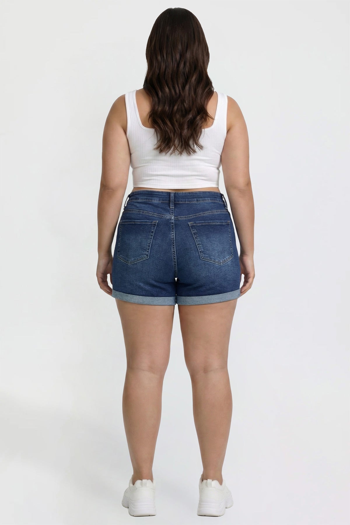 Women's Plus Cuff Hem Short