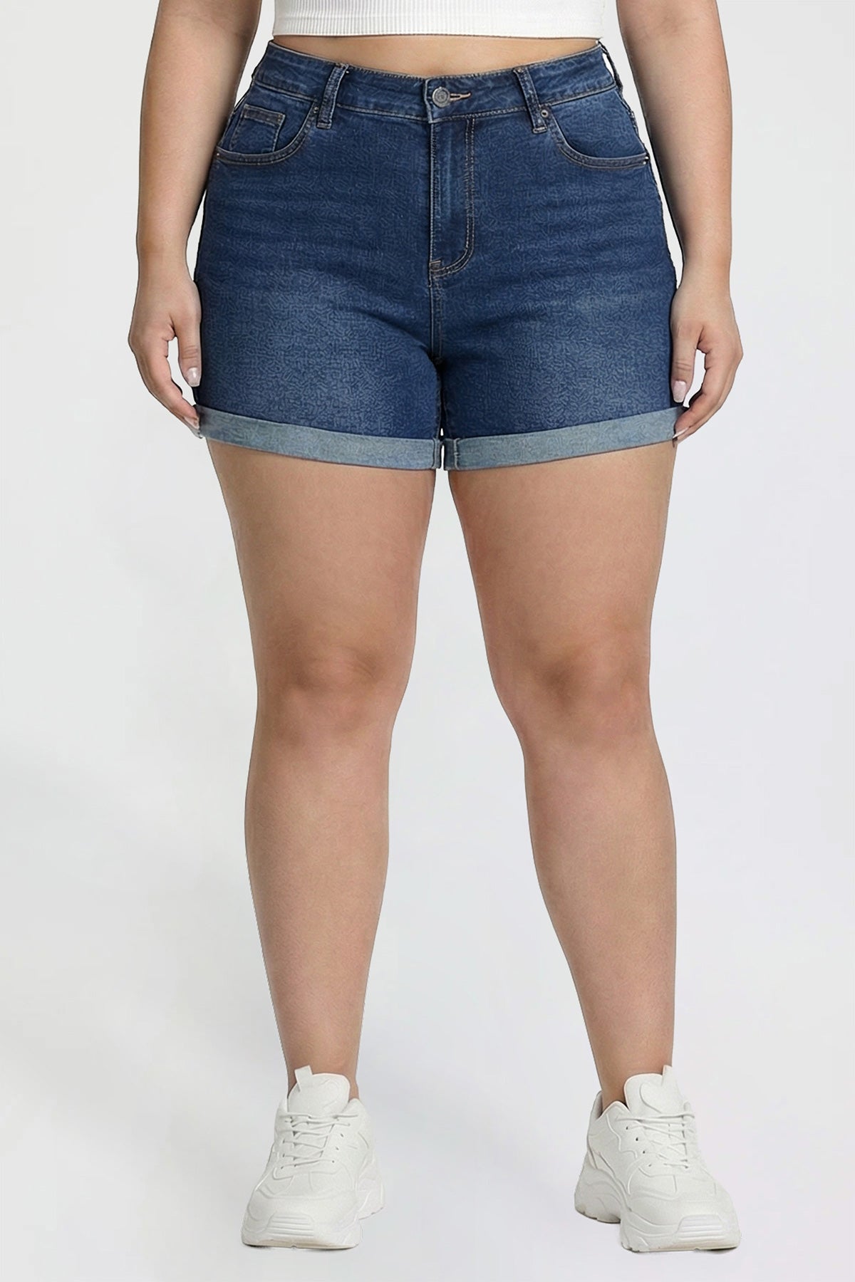 Women's Plus Cuff Hem Short