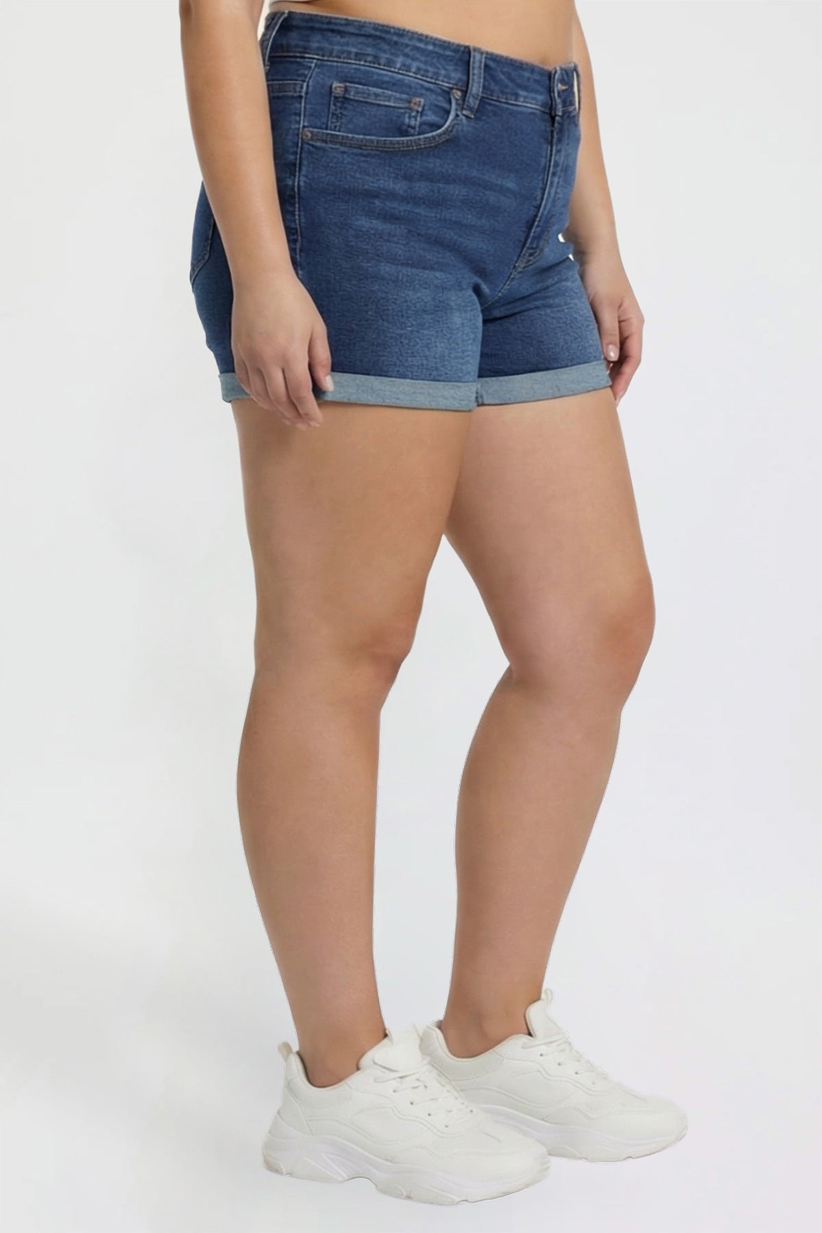 Women's Plus Cuff Hem Short