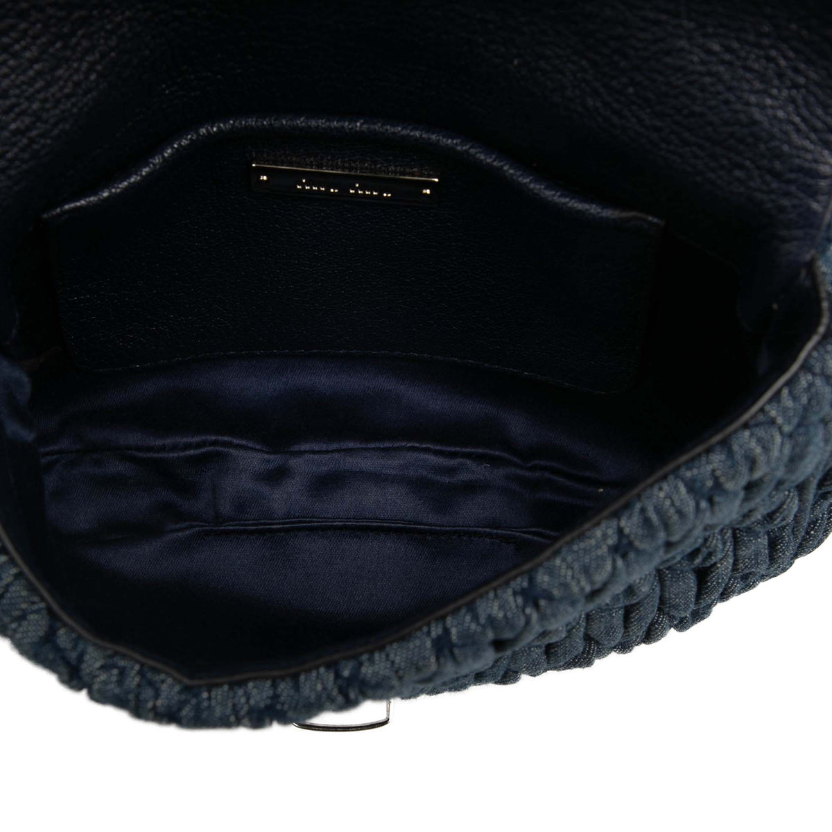 Miu Miu Satchel Matelasse Denim Blue, view 4