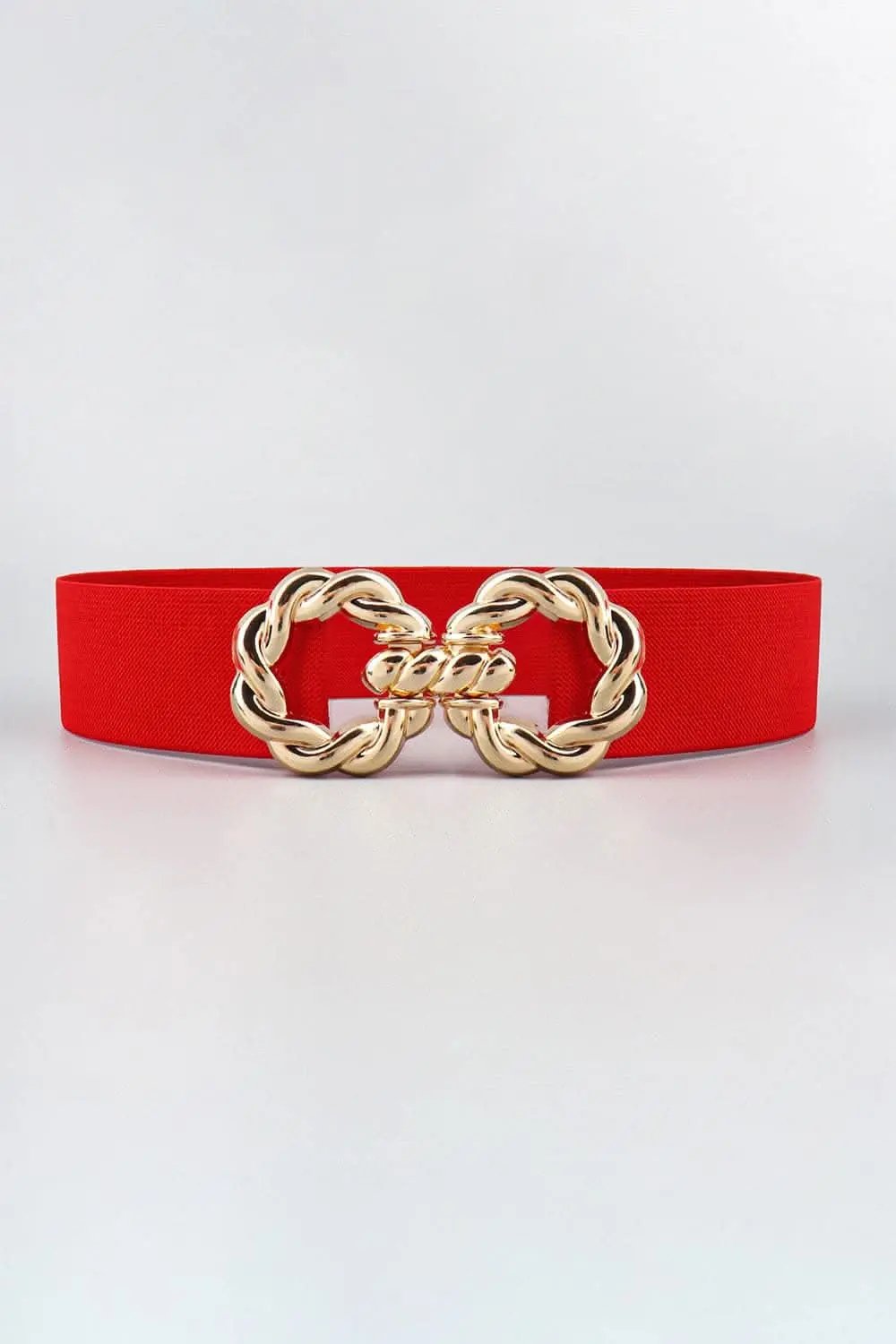 Trendsi Elastic belt with zinc alloy buckle