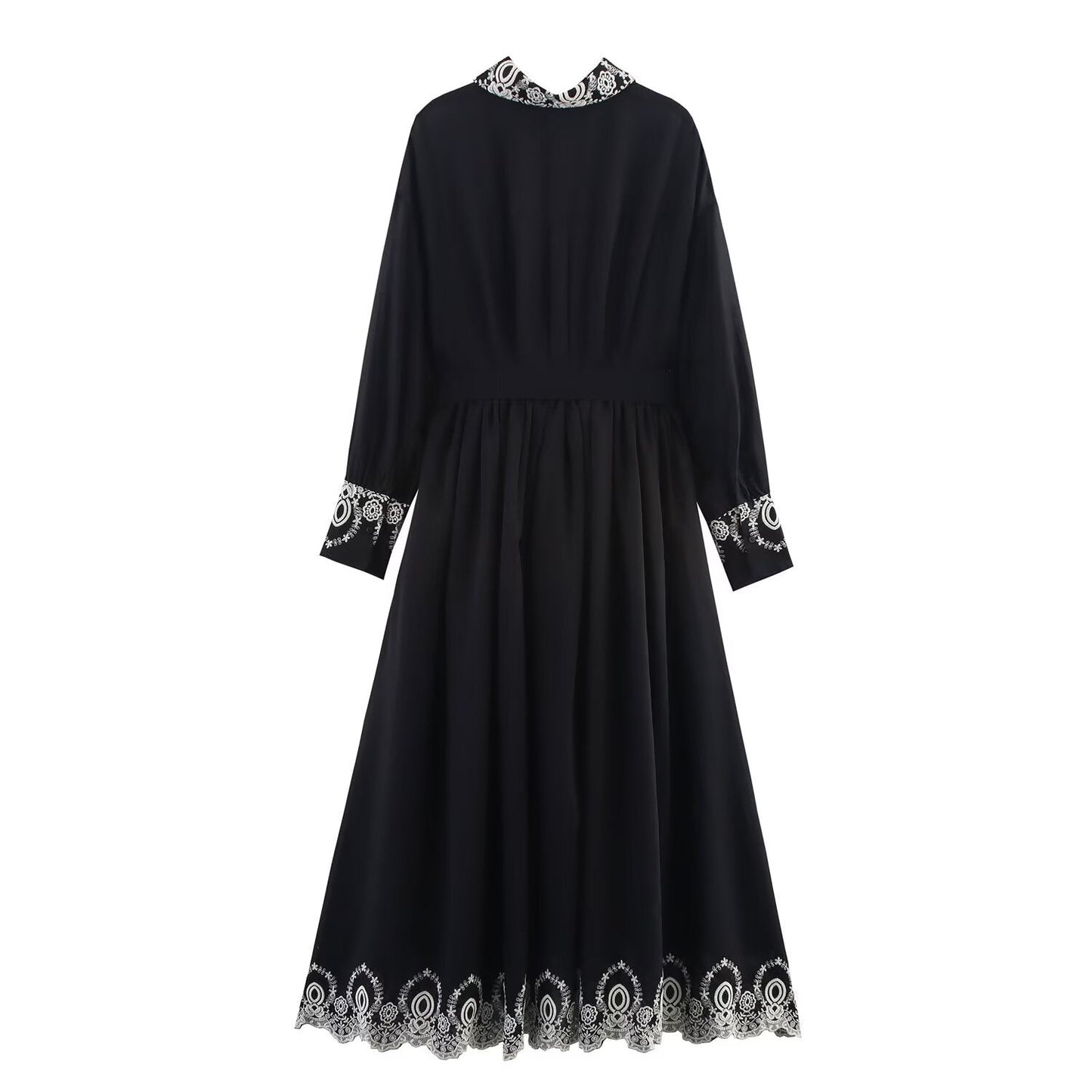 Elegant Embroidered Dress, Central Park | Women - BYMANYC ® New York