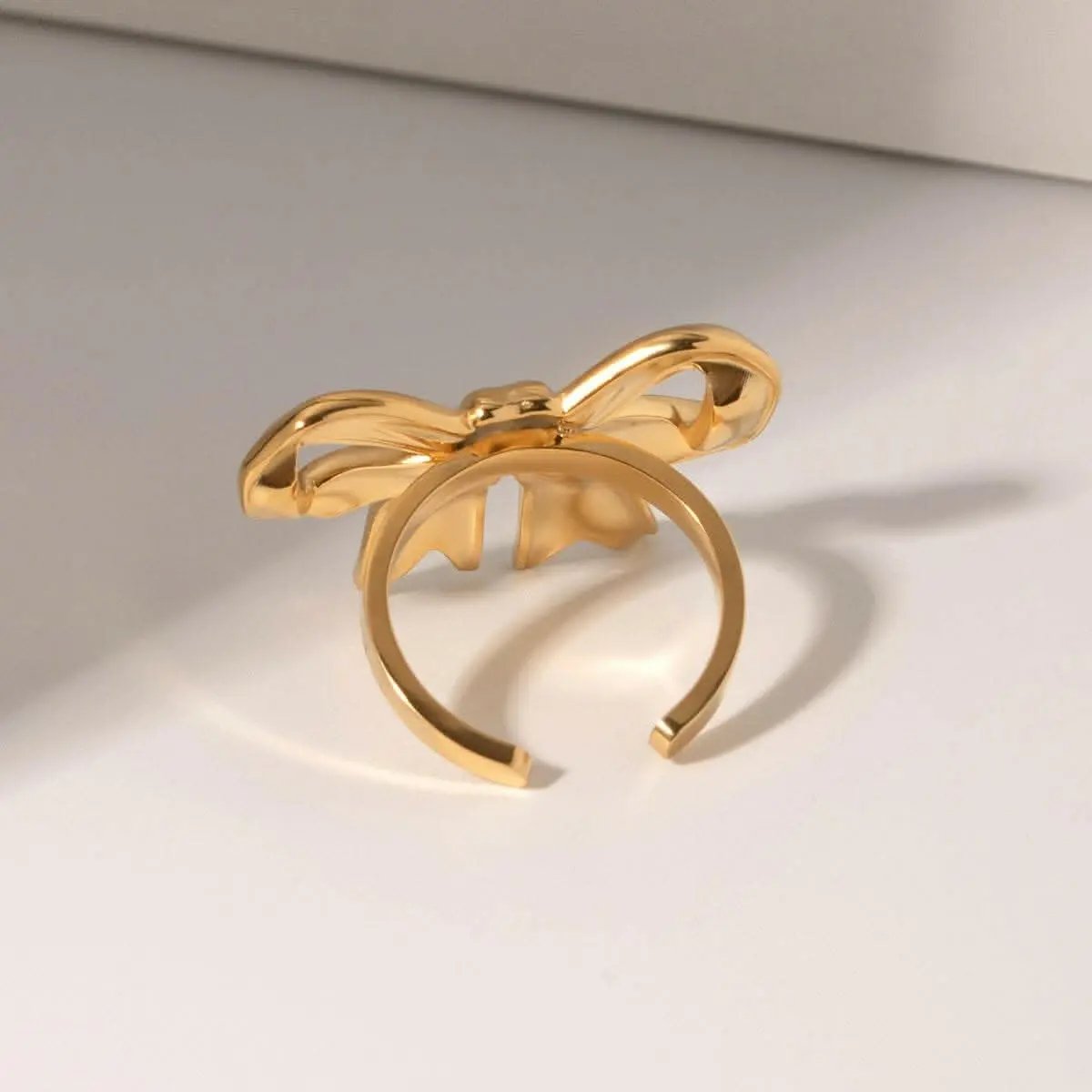Trendsi just arrived - Elegant Gold-Plated Bow Ring