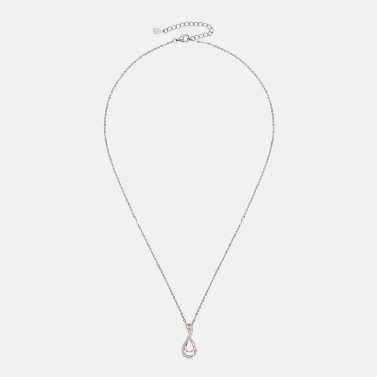 Trendsi Necklaces - Elegant Moissanite Infinity Pendant