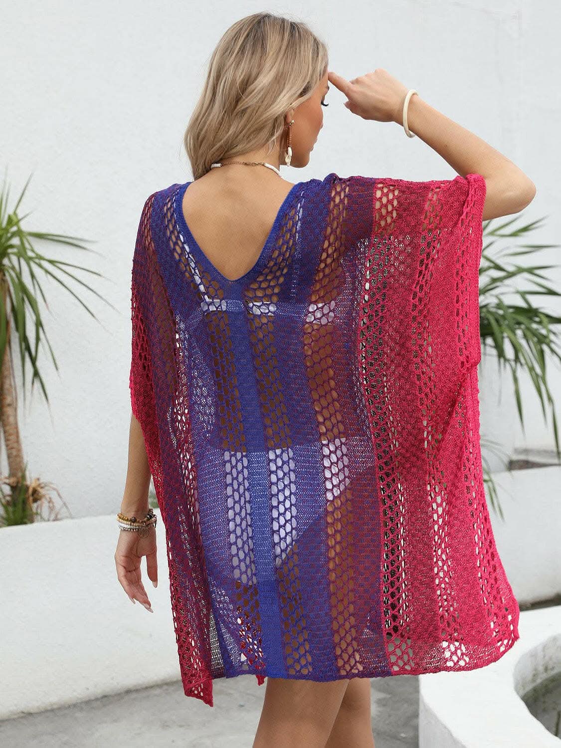 Trendsi just arrived - Elegant Openwork Beach Cover-Up