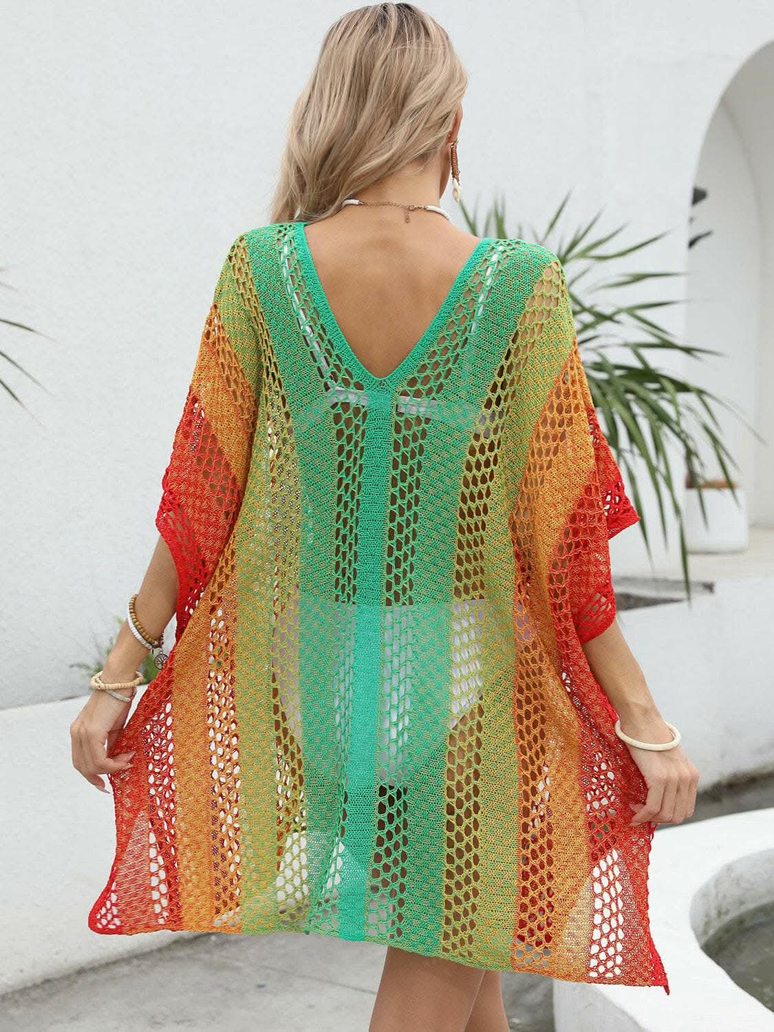 Trendsi just arrived - Elegant Openwork Beach Cover-Up