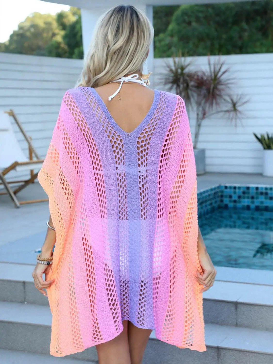 Trendsi just arrived - Elegant Openwork Beach Cover-Up