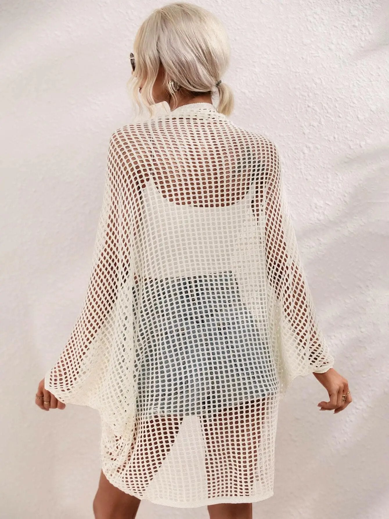 Trendsi swimwear - Elegant sheer longline wrap