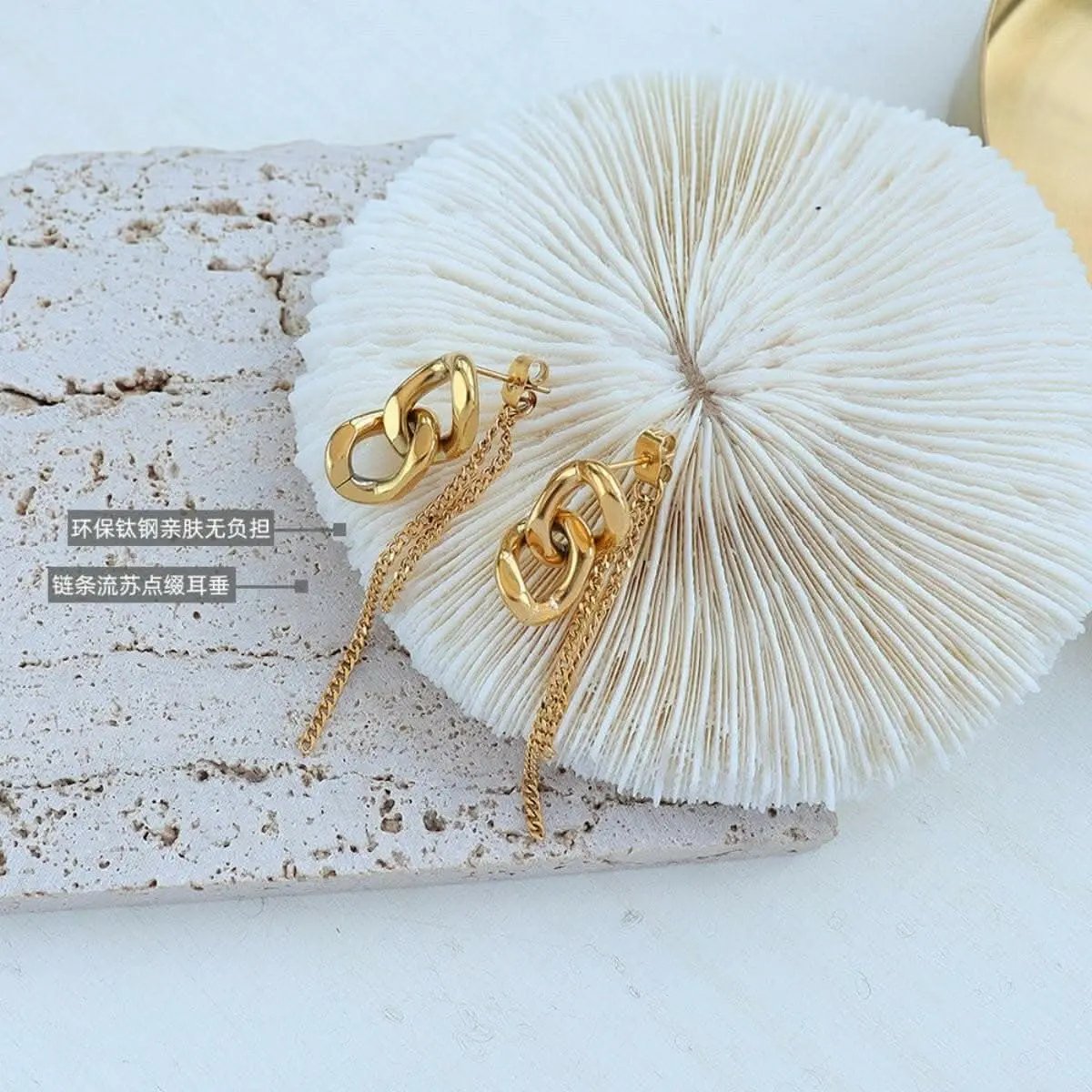 Trendsi just arrived - Elegant titanium steel earrings