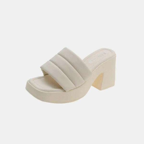 Trendsi Shoes - Elevated block heel sandals