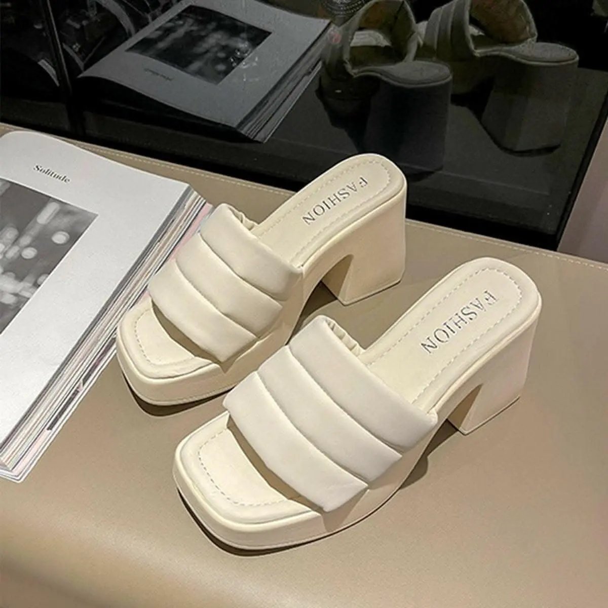 Trendsi Shoes - Elevated block heel sandals