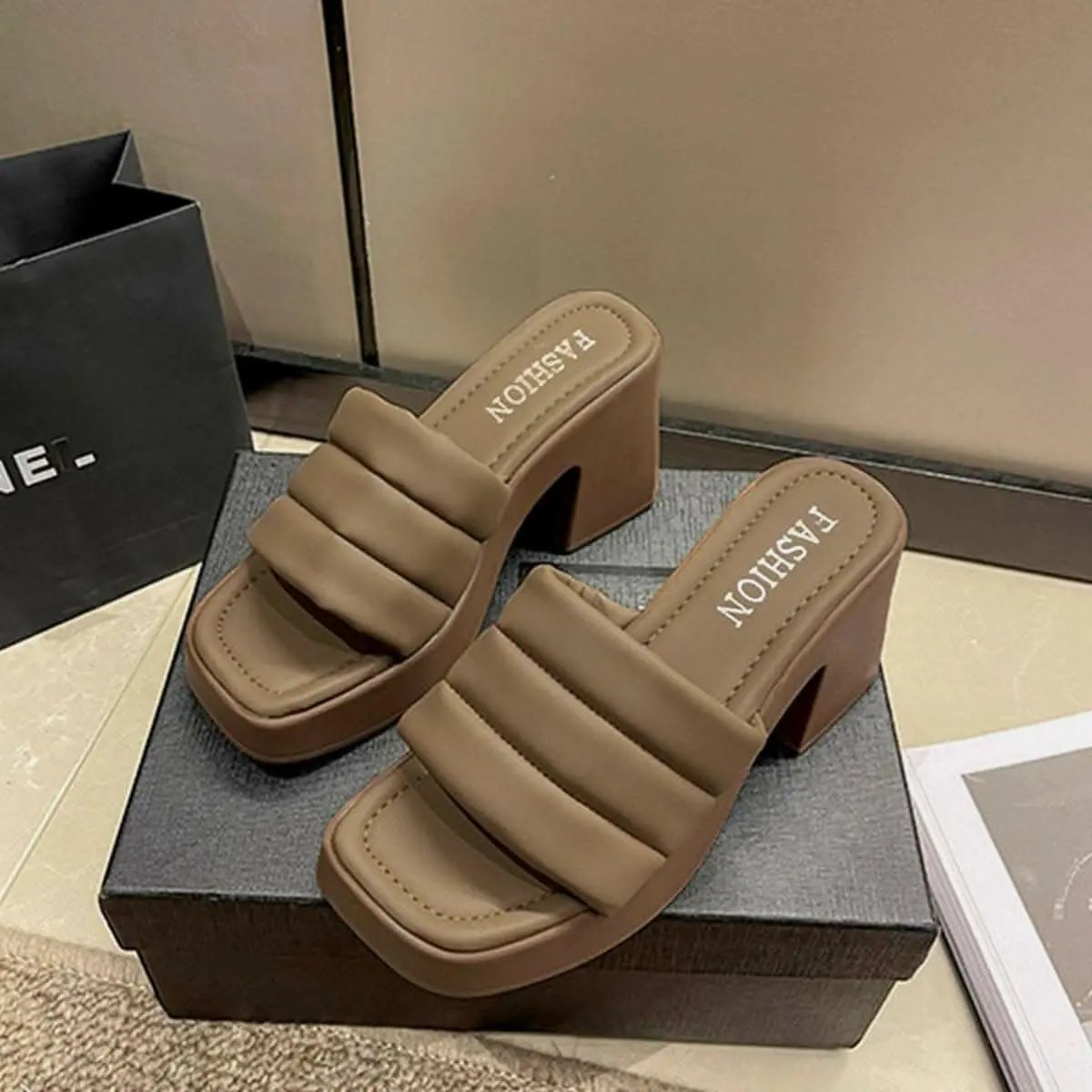 Trendsi Shoes - Elevated block heel sandals
