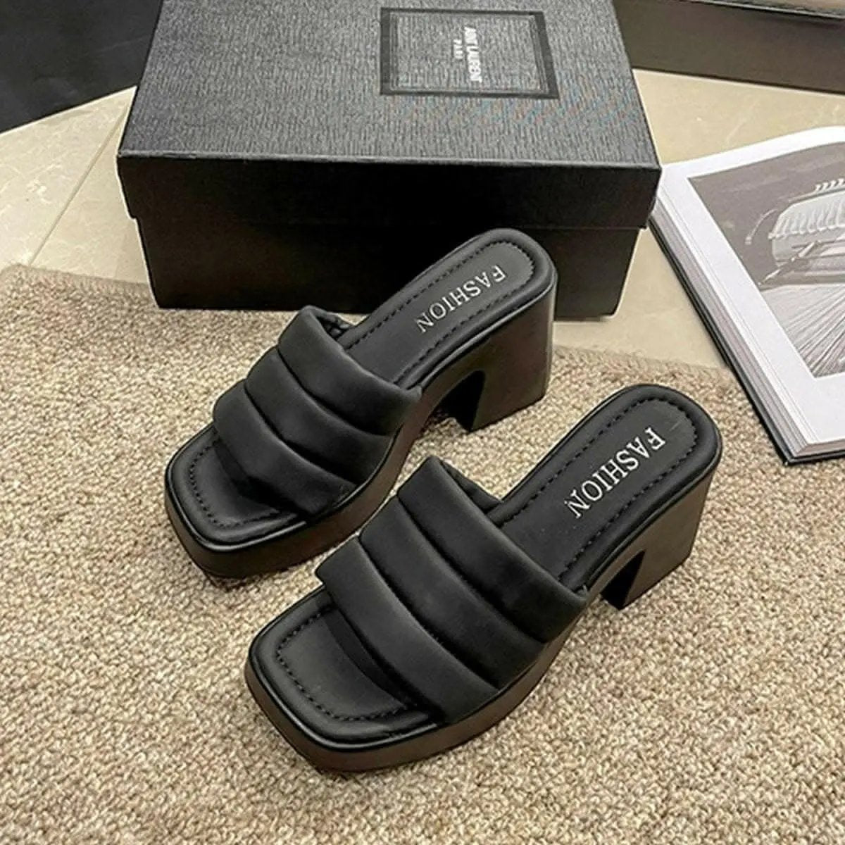 Trendsi Shoes - Elevated block heel sandals