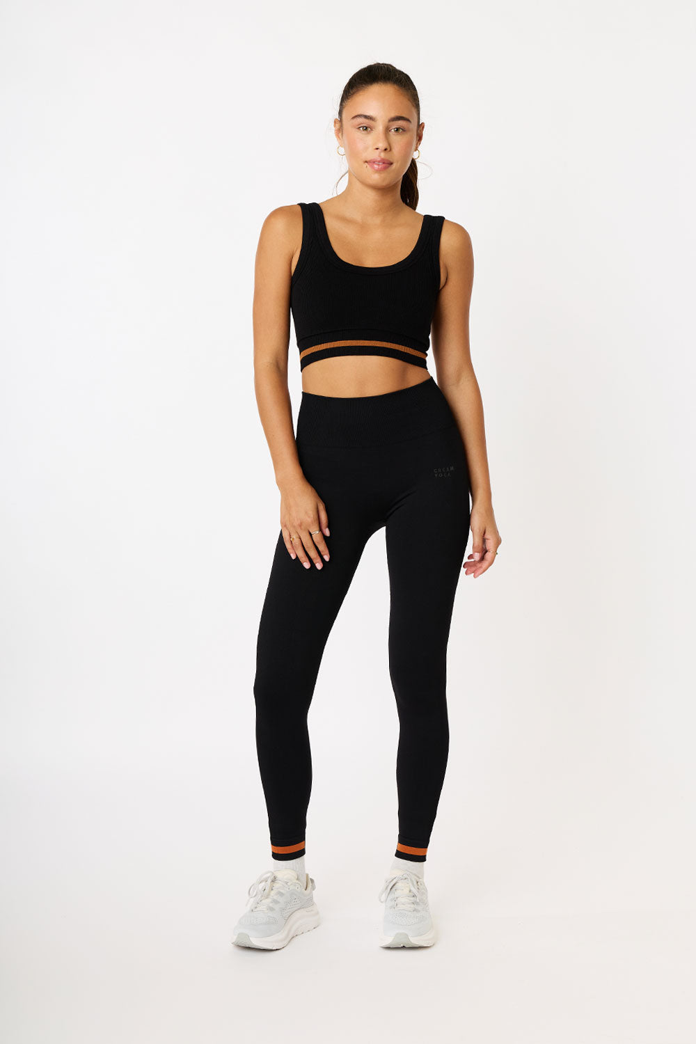 Elly seamless legging black caramel