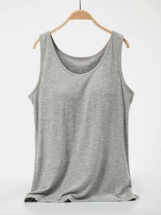 Trendsi just arrived - Essential scoop neck top - sizes S-2XL