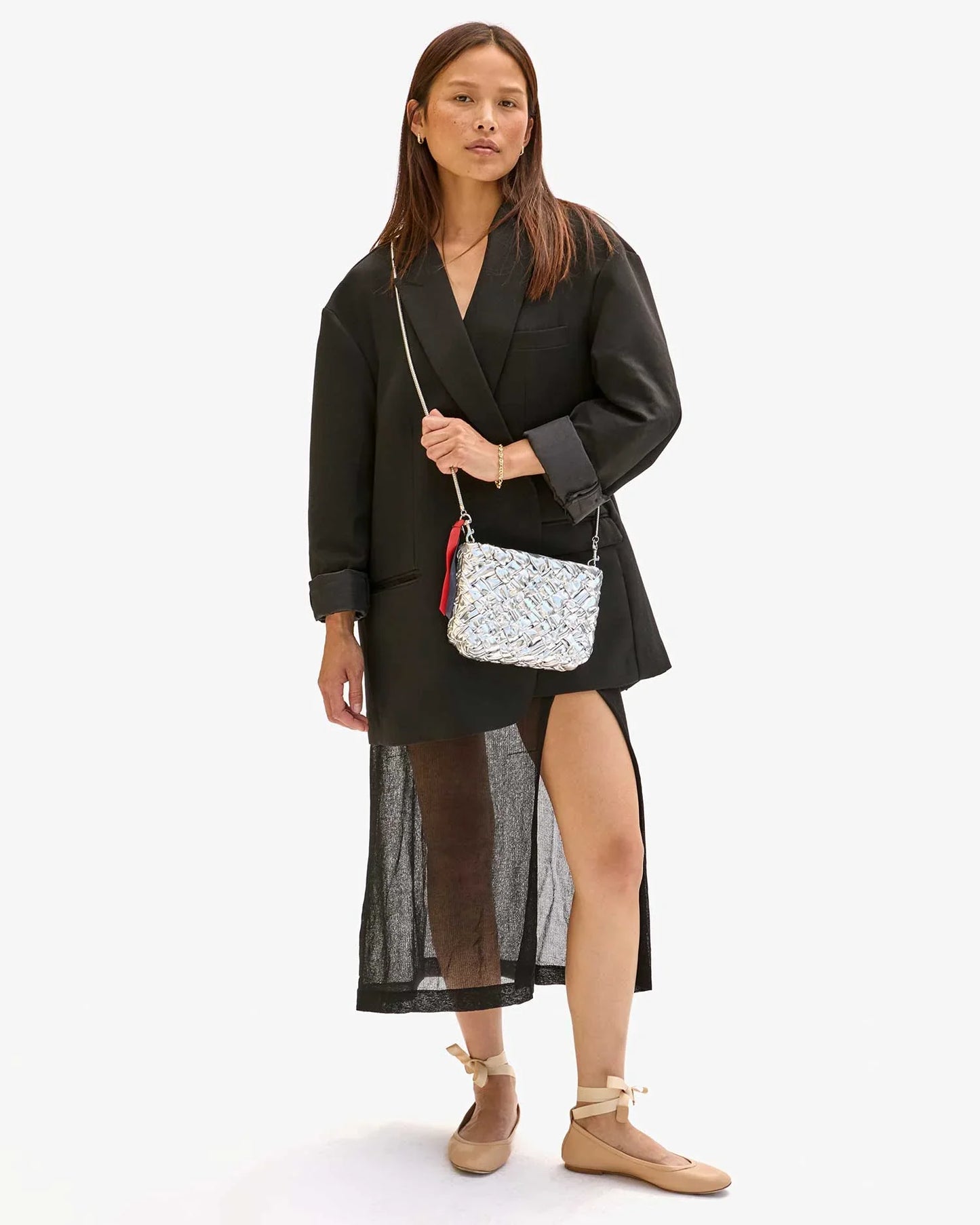 Clare V Estelle Specchio Puffy Woven Bag