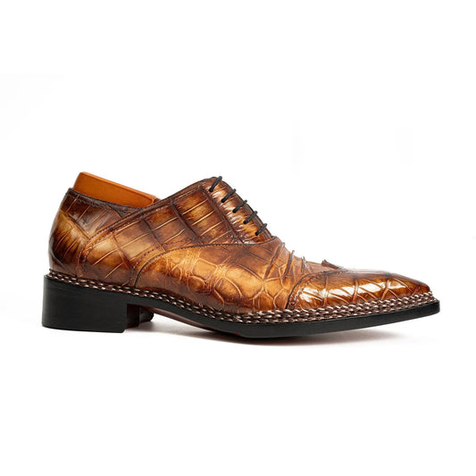 Exotic Nile Crocodile Norwegian Oxford 8001 Brown