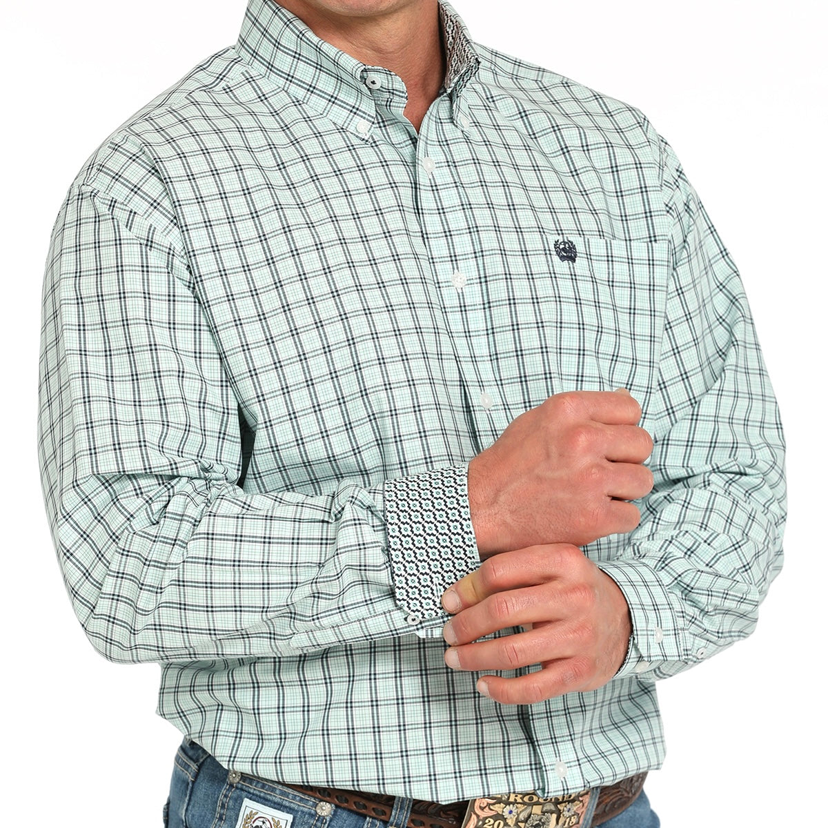 Mint Plaid | Cinch Mens