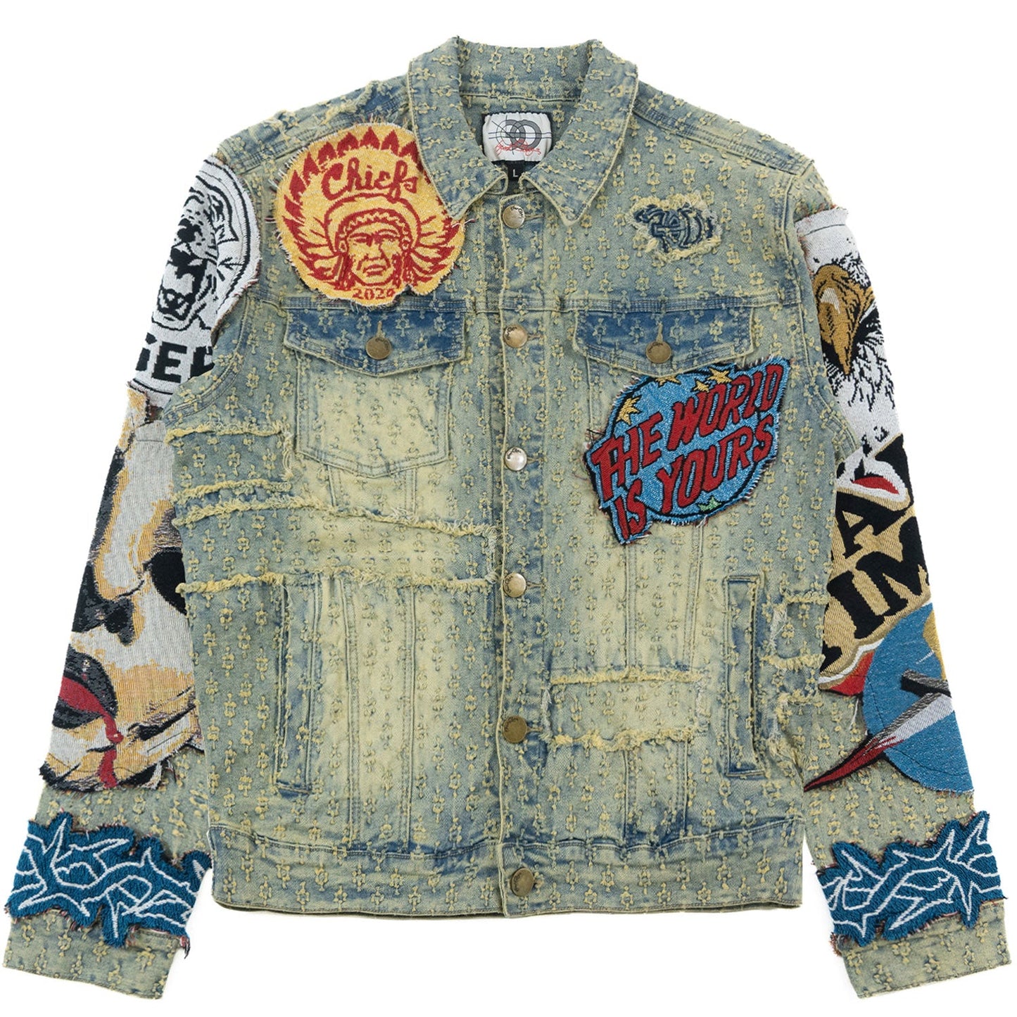 Denim Jacket F1055 Brave Heart - Dirt