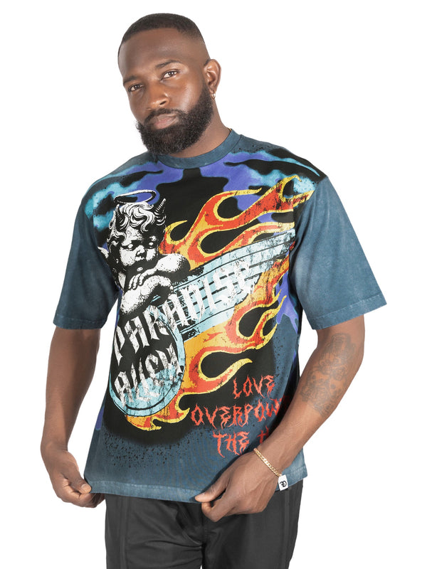 Tee | F169 Fake Love - Blue