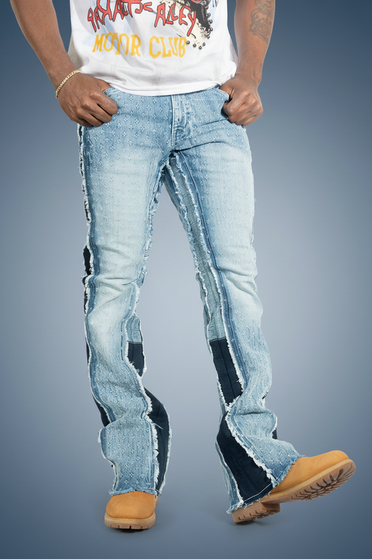 Pants | F1702 Phalon Stacked Jeans - Light Wash