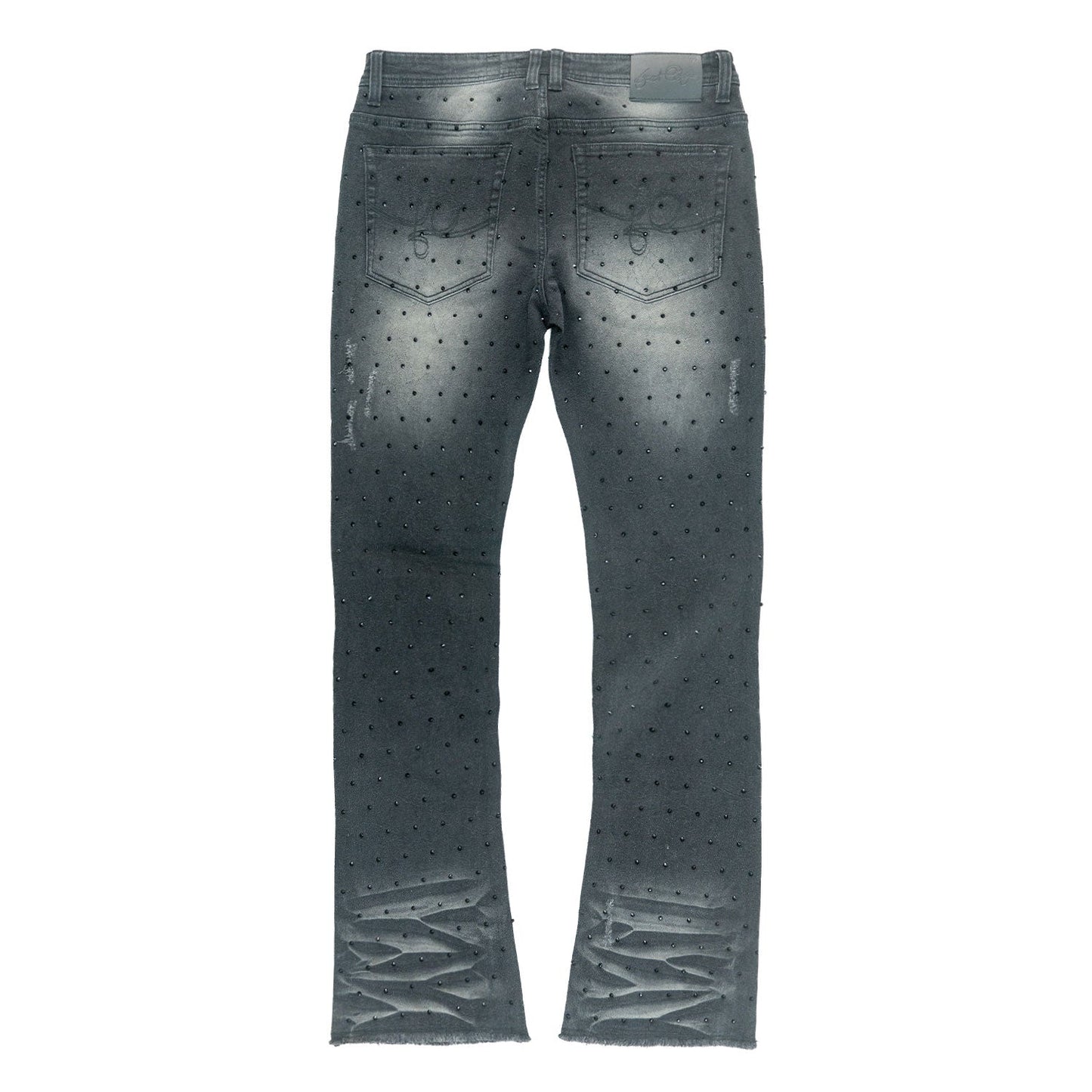 Jeans | F1746 Amoto Stacked Pants - Black