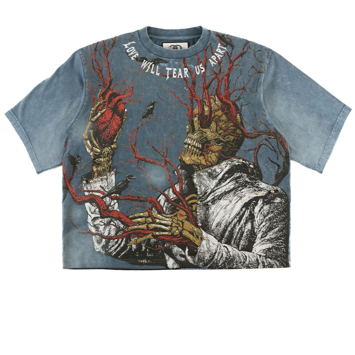 Tee | F179 Heartless Cropped - Blue