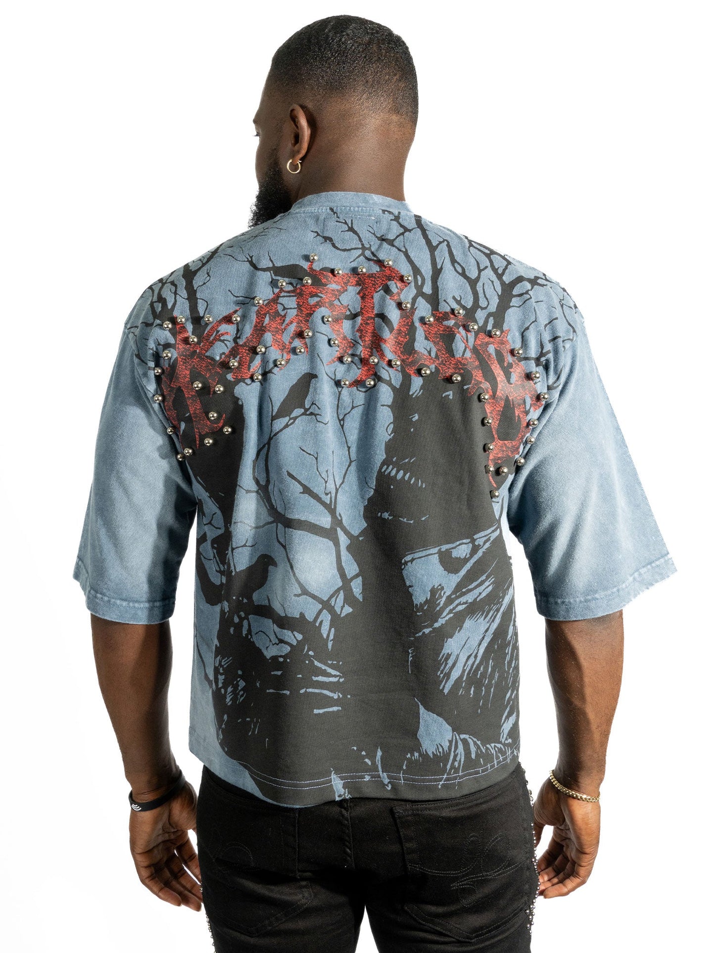 Tee | F179 Heartless Cropped - Blue