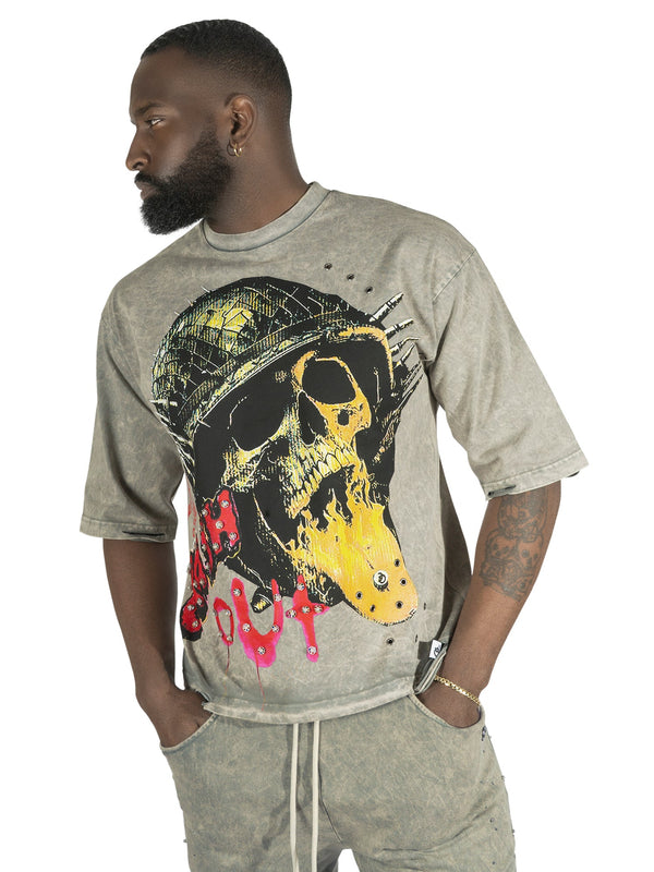 F180 Crash Out Tee - Oat