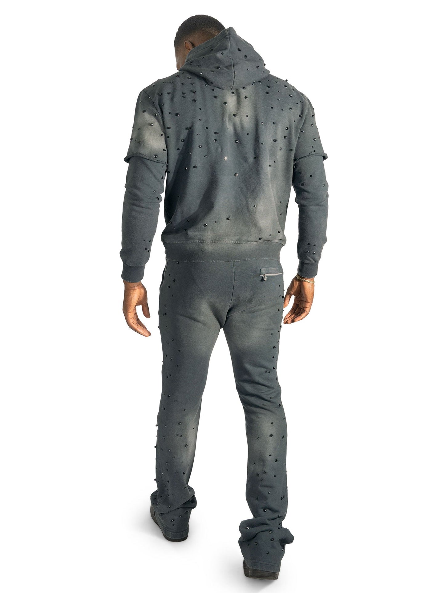 Set | F187 Bellucci Hoodie Set - Black