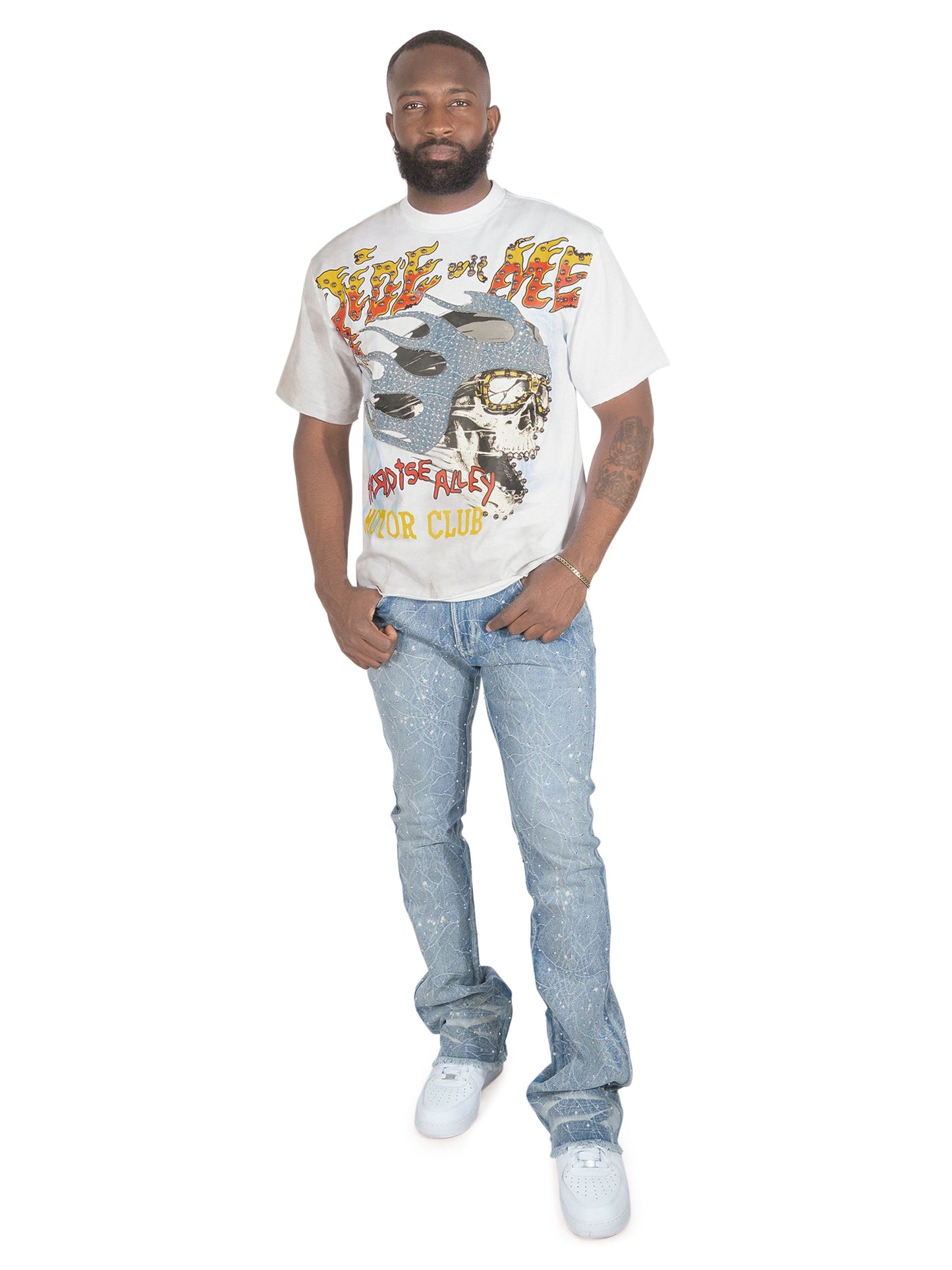 Tee | F188 Ride With Me - White