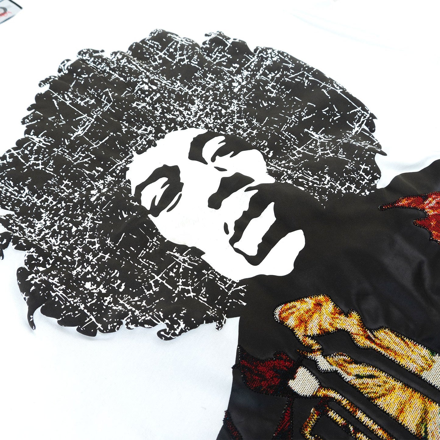 F371 The "Jimi Hendrix" Oversized Tee - White