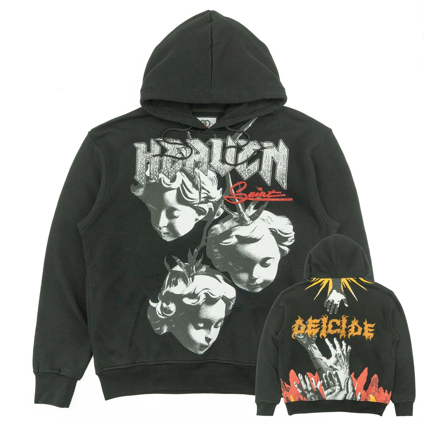 Fleece Hoodie | F4171 Heaven Pull Over - Gray