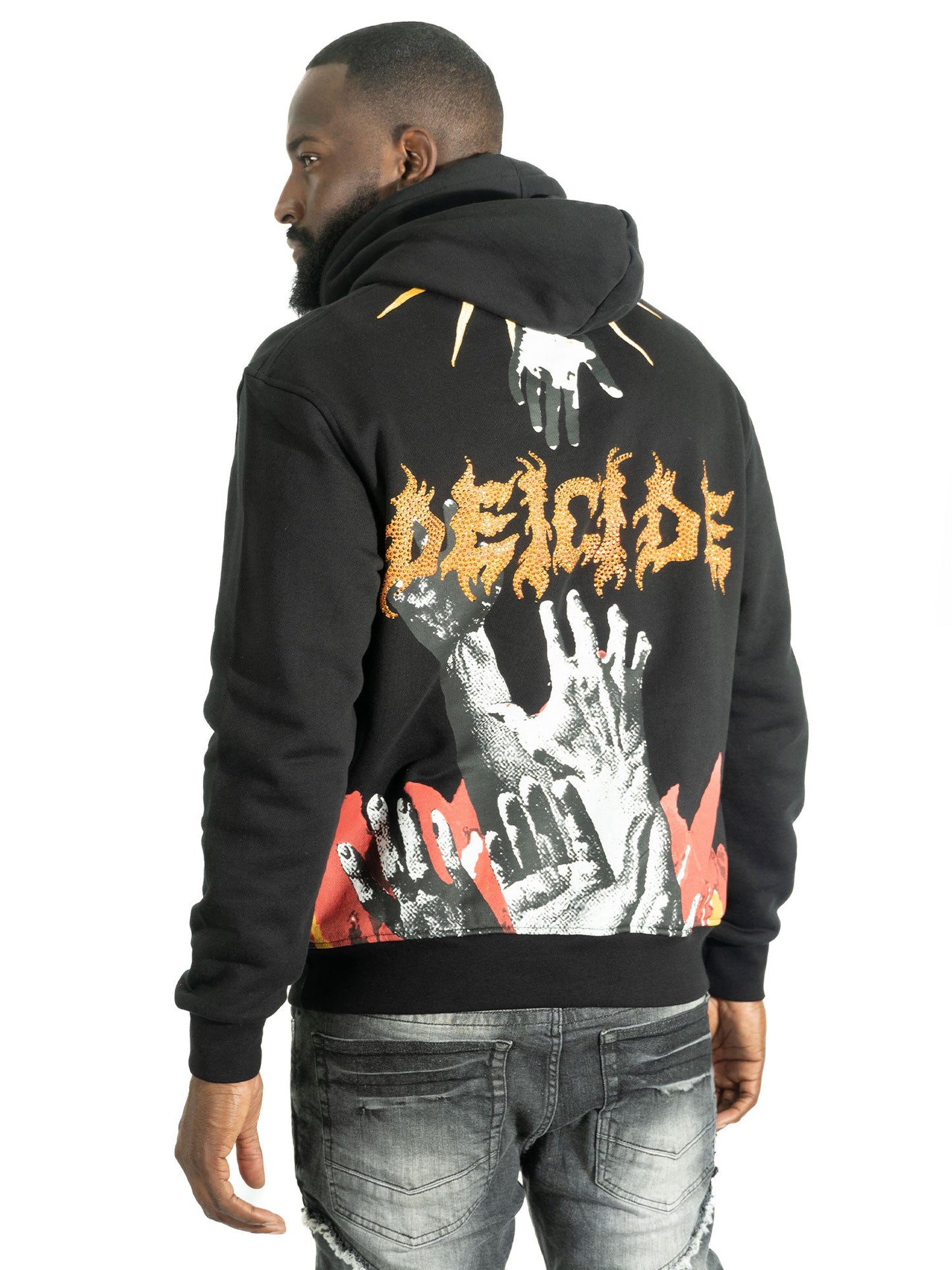 Fleece Hoodie | F4171 Heaven Pull Over - Gray