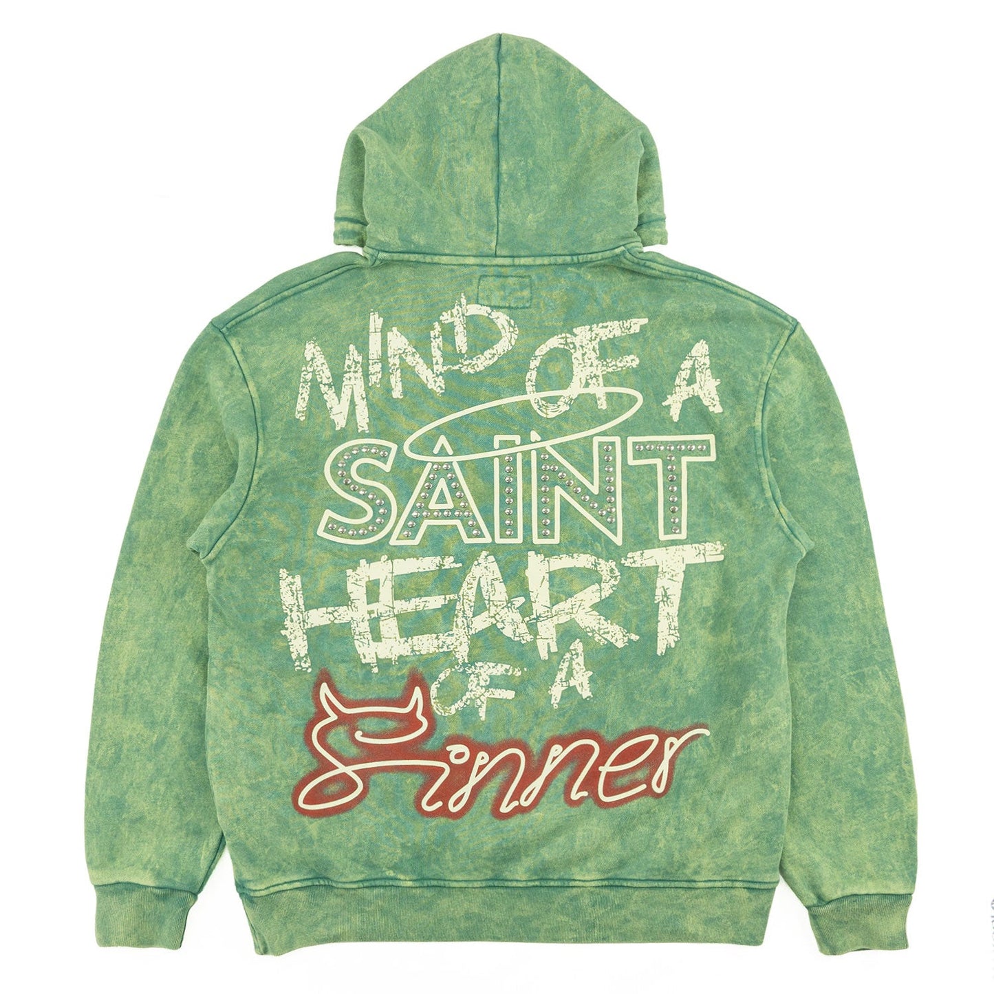 Fleece Hoodie | F4173 Sinners Over Size - Green