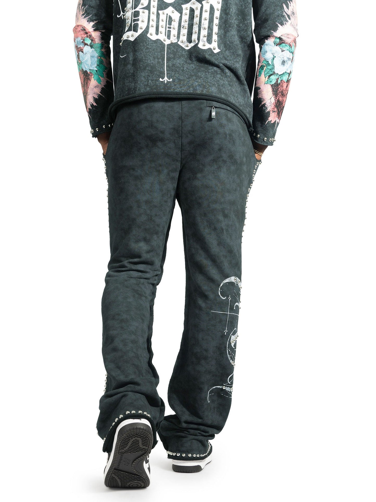 Set | F4226 Amor Jogging Set - Black