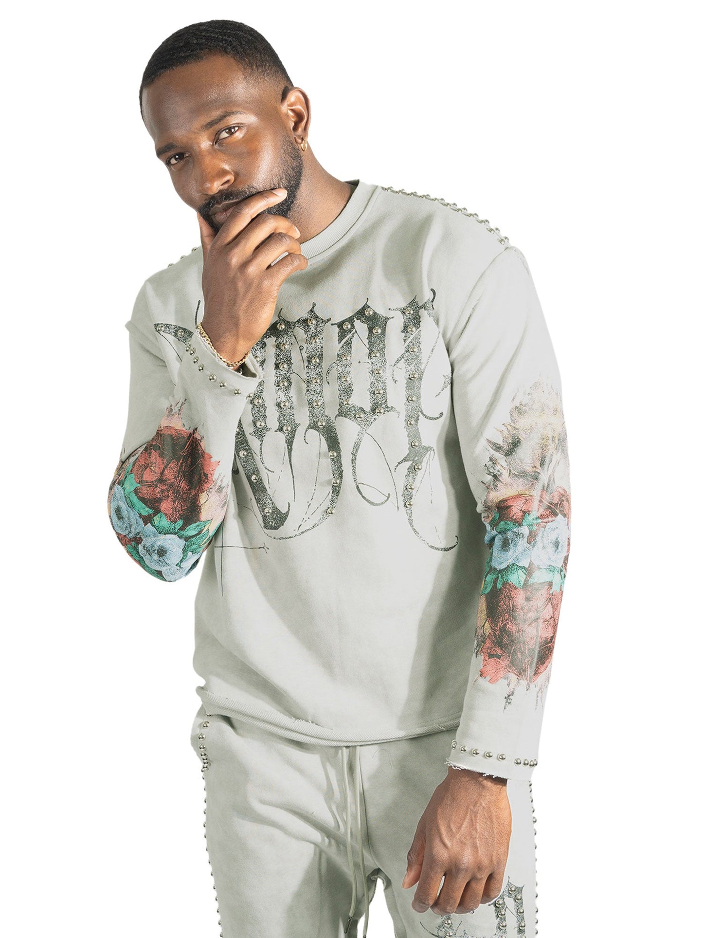 Set | F4226 Amor Jogging Set - Gray