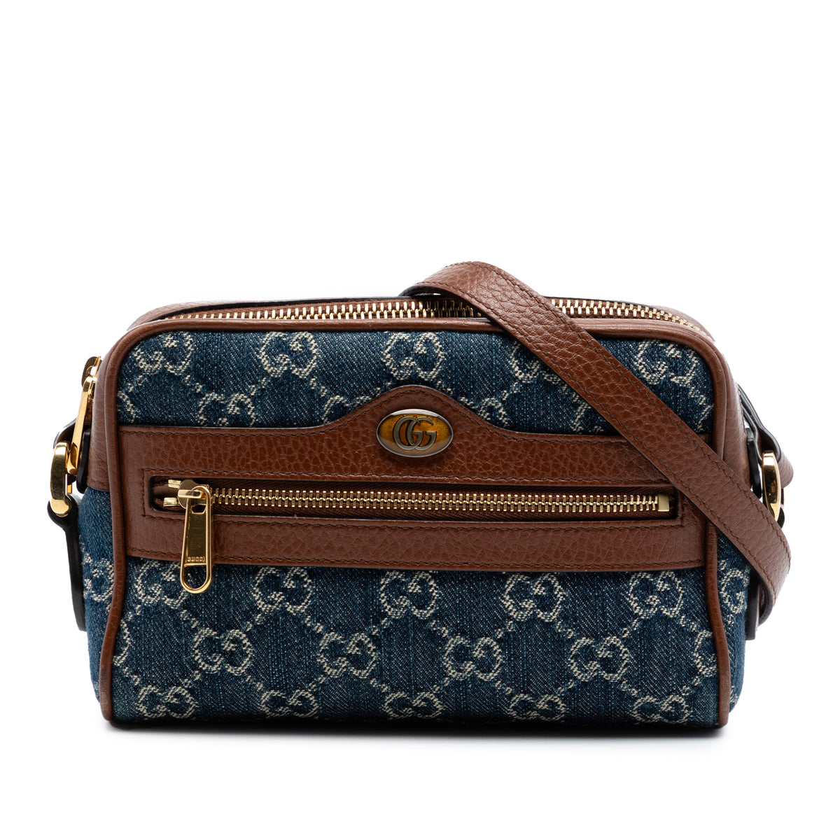 Mini Crossbody Bag Ophidia Denim (Pre-Owned)