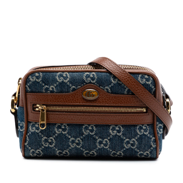 Mini Crossbody Bag Ophidia Denim (Pre-Owned)
