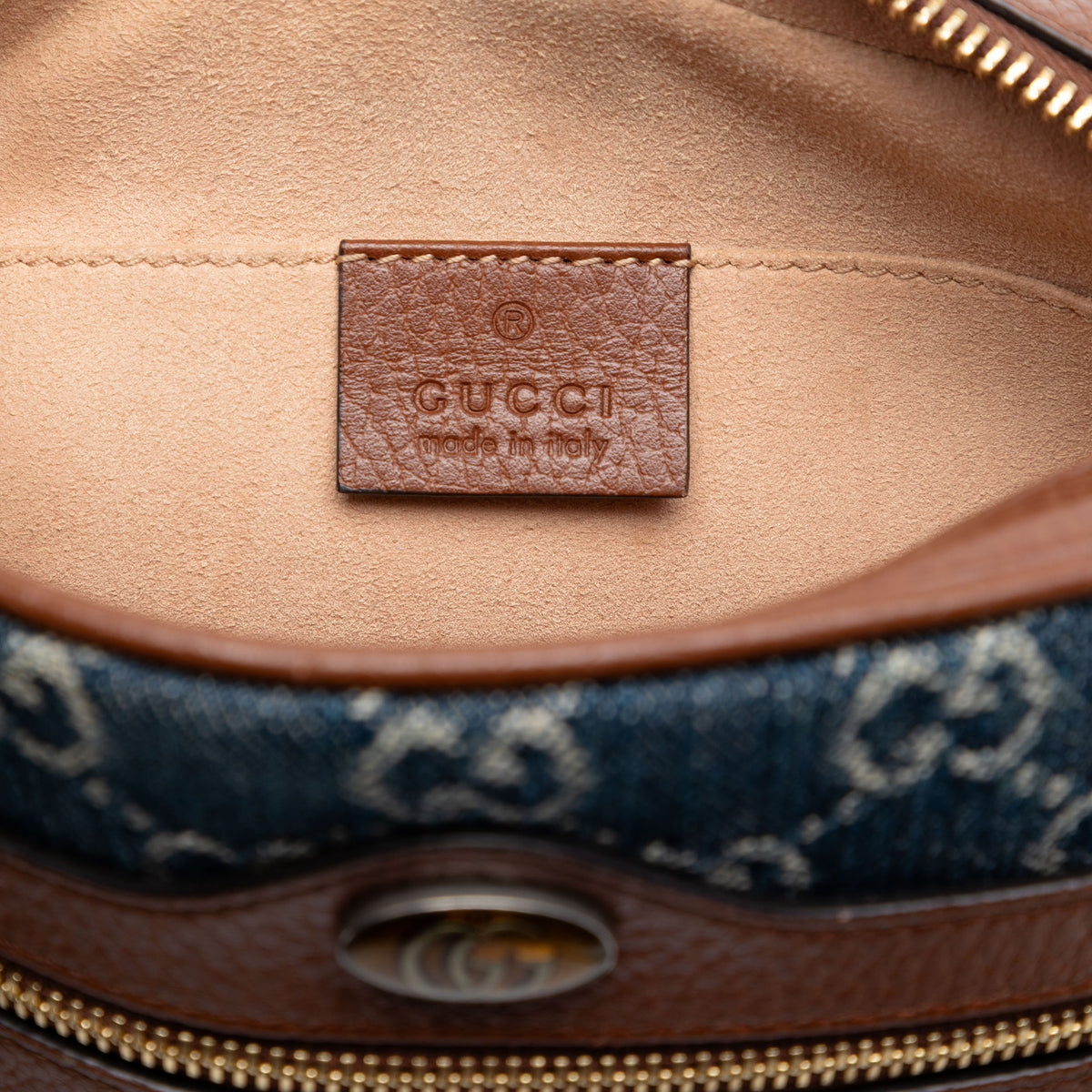 Mini Crossbody Bag Ophidia Denim (Pre-Owned)