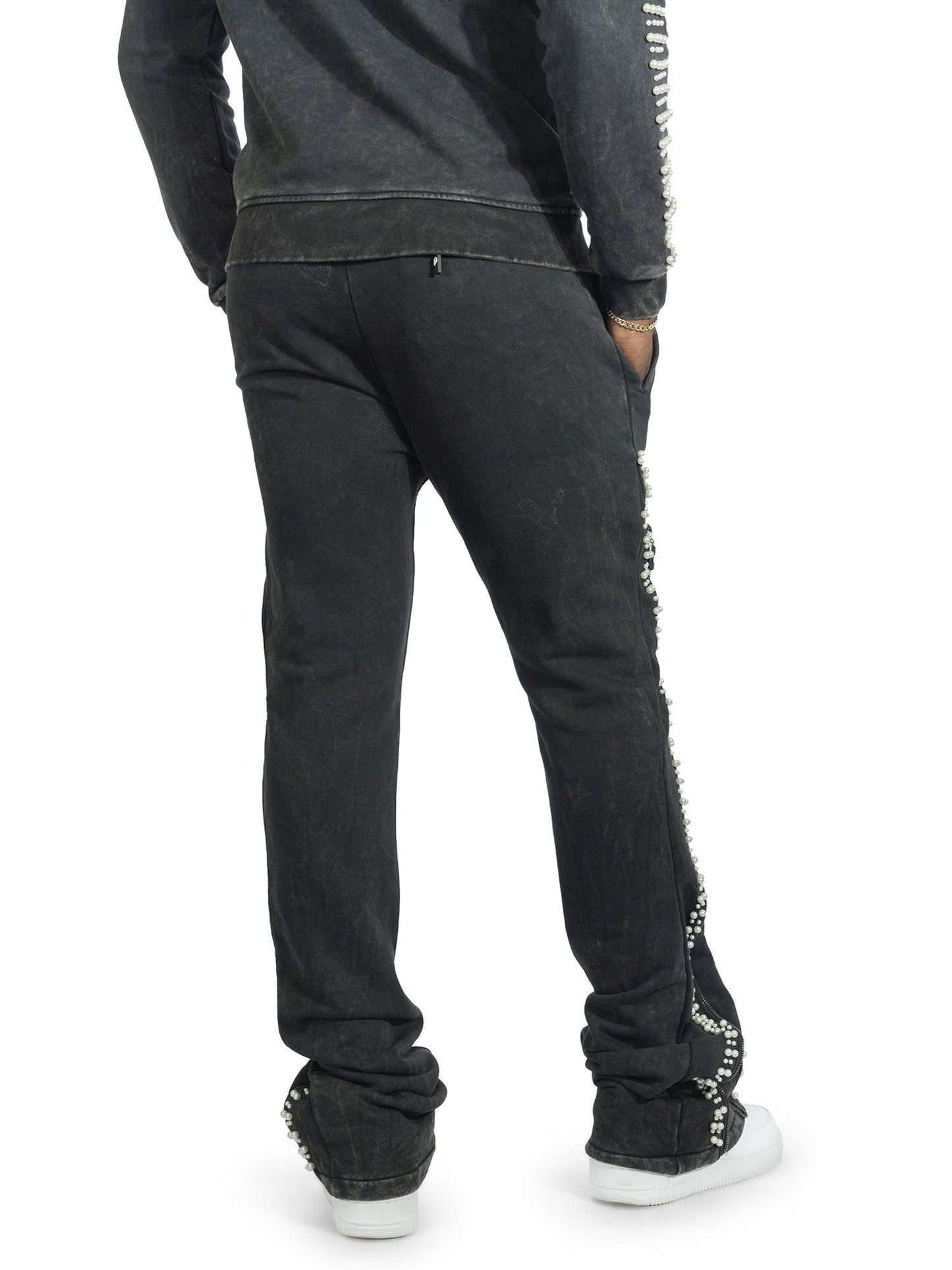 Set | F5245 Blind Faith Hoodie Set - Black