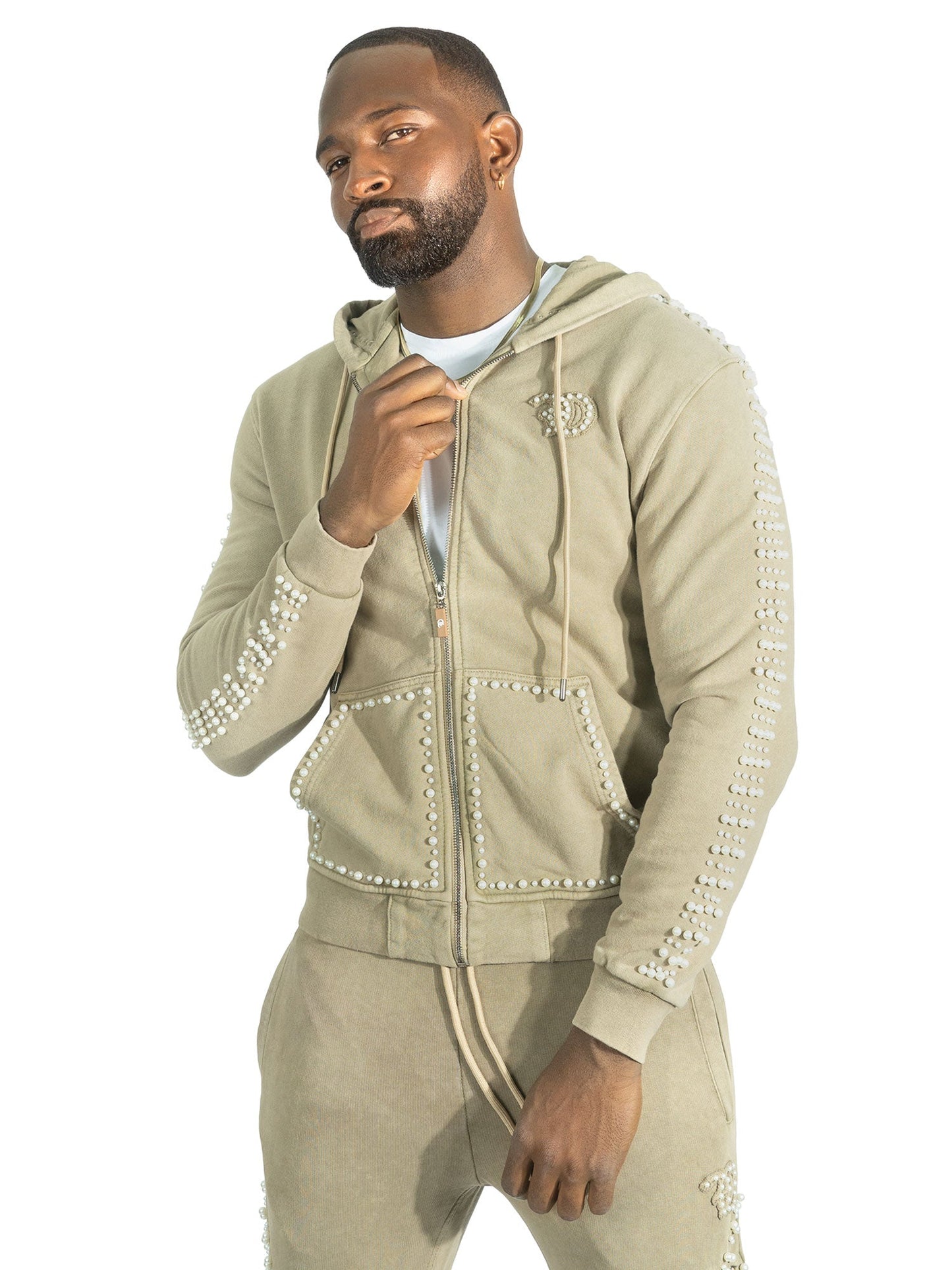 Set | F5245 Blind Faith Hoodie Set - Mocha