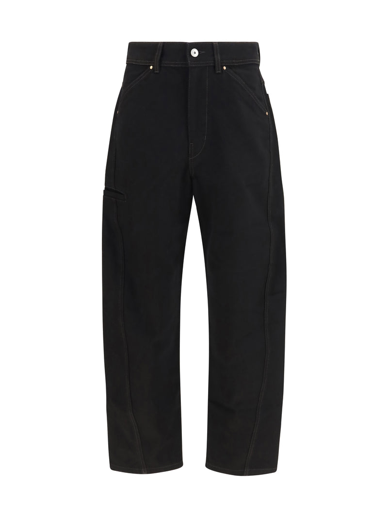Trousers Twisted Workwear Black Denim