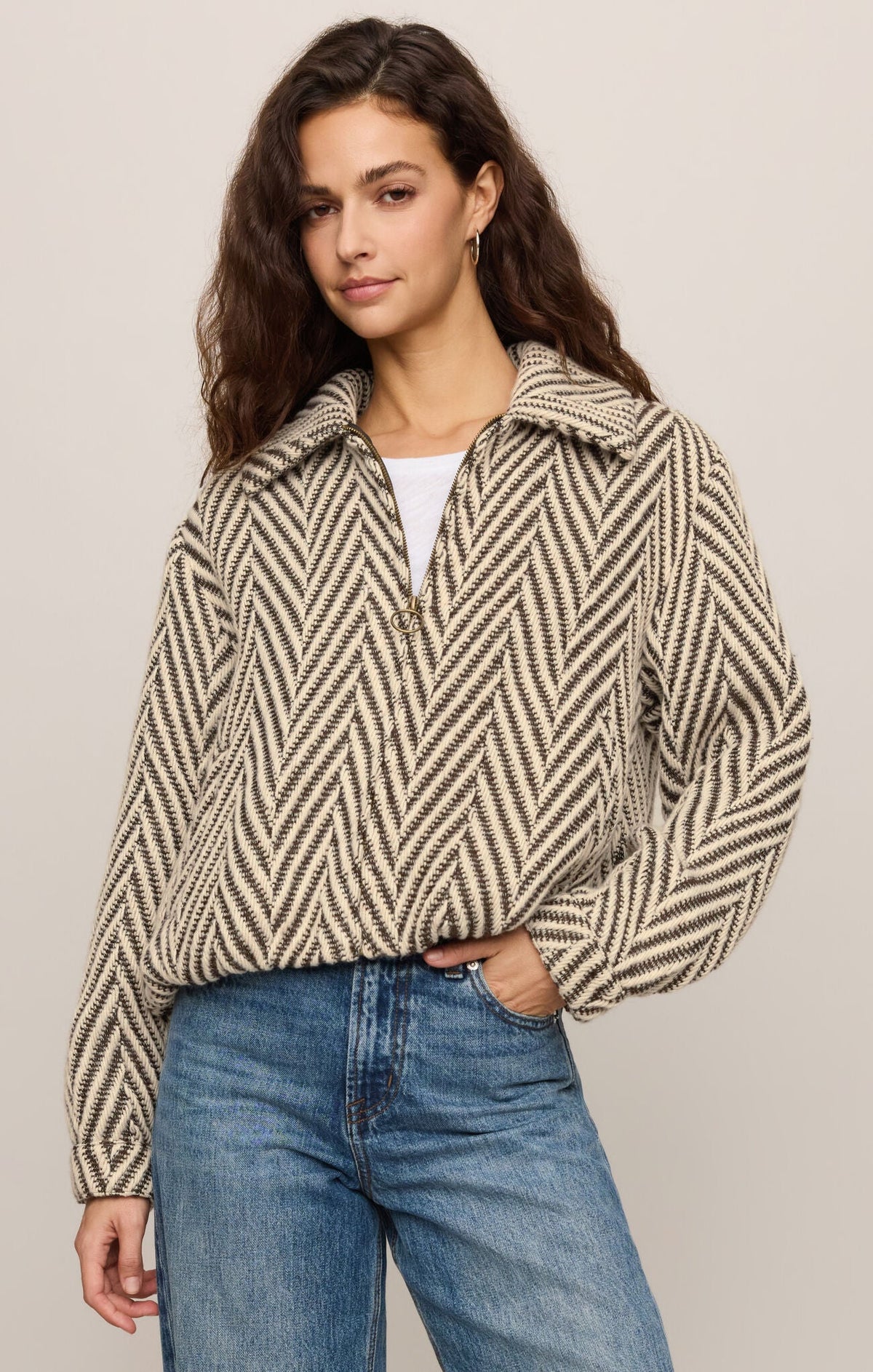 Z Supply - Dunaway Bubble Jacket, Dark Chocolate