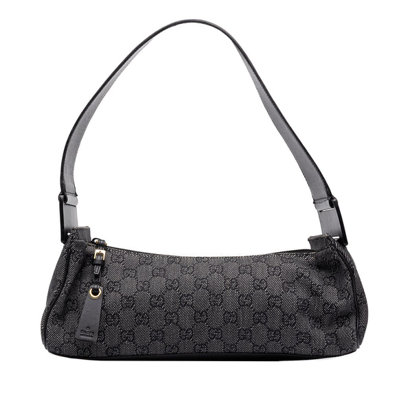 Shoulder Bag GG Denim Grey (Pre-Owned)