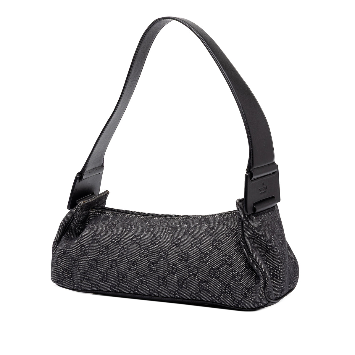 Shoulder Bag GG Denim Grey (Pre-Owned)